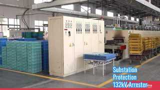 자세히 살펴보기: 변전소용 132kV 도자기 하우징 피뢰기 Y10W5-132