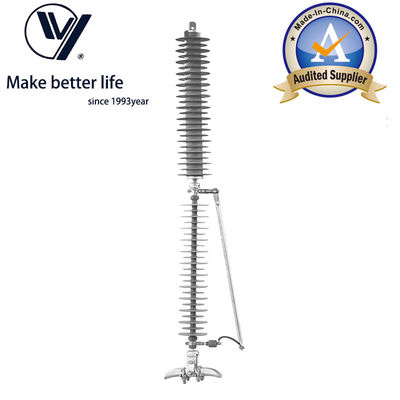 좋은 가격 110kV Polymer Housed Surge Arrester with Leave Device for Substation 온라인으로